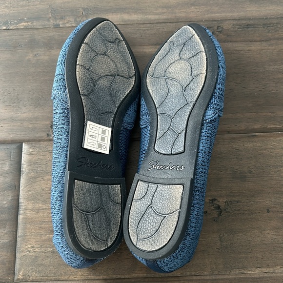 Skechers Cleo Flat Navy Size 8 - Picture 4 of 5